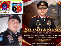 Dedi Supiandi Ucapkan Selamat kepada Komjen Suyudi Ario Seto atas Jabatan Baru sebagai Kapolri