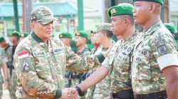 Kunjungan Menhan ke Yonif TP 881/Baratama Dharma, Perkuat Komitmen Jaga Perbatasan