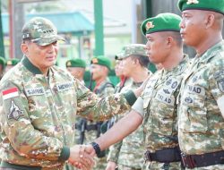 Kunjungan Menhan ke Yonif TP 881/Baratama Dharma, Perkuat Komitmen Jaga Perbatasan