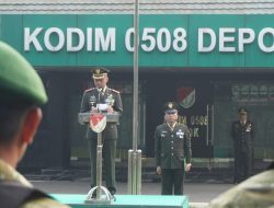 HUT ke-81 TNI, Kodim 0508/Depok Tekankan Profesionalisme dan Kesiapsiagaan Prajurit