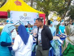 Semarak HUT ke-70 PIA Ardhya Garini, Danlanud Husein Sastranegara Apresiasi Bazar UMKM Produk Lokal